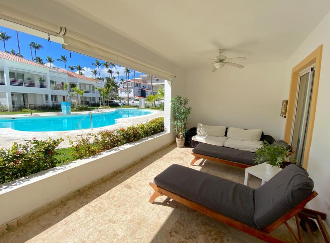 Blue Ocean Beachfront Villas & Apartments - Wifi, Pool, Bbq, Playa Los Corales Punta Cana Kültér fotó