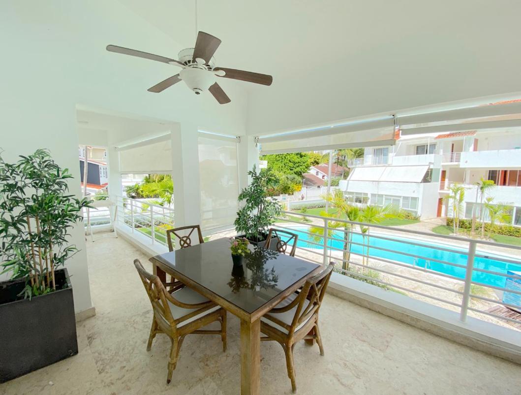 Blue Ocean Beachfront Villas & Apartments - Wifi, Pool, Bbq, Playa Los Corales Punta Cana Kültér fotó